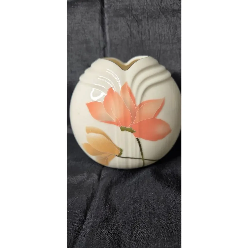 Vintage Toyo Japan Lotus Flower Vase